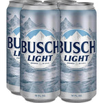 Busch Light 4 Pack, 16 Ounce Can