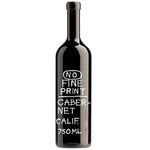 No Fine Print Cabernet Sauvignon 2019 - 750ml