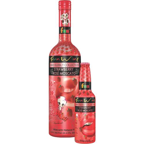 Fun Wines Strawberry Rose Moscato - 750ML – Wine To Deliver