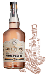 Gin Lane 1751 Victoria Pink Gin - 750ML